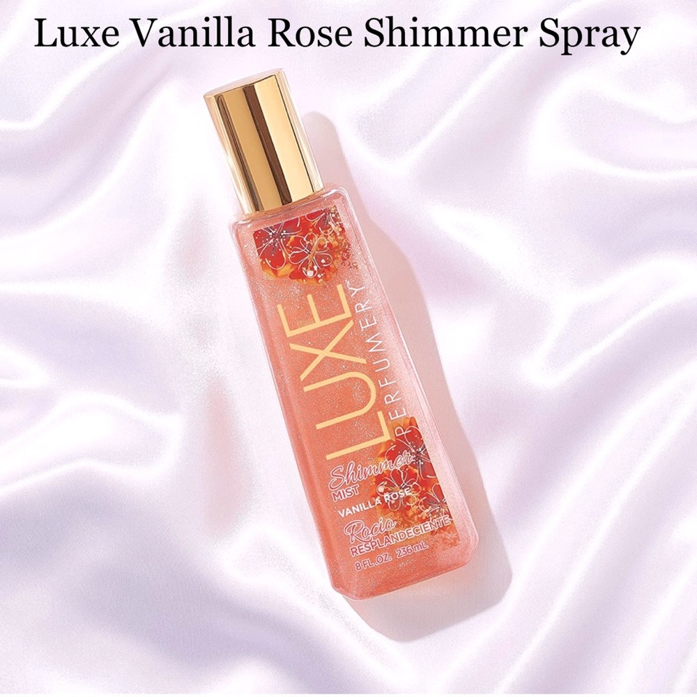 ($7) Luxe Vanilla Rose Shimmer Spray